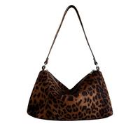 uikios Vintage Suedes Crossbody Strap Everyday Essentials Bag Compact Underarm Purse for Women Workout Errands Travel Retro Underarm Bag