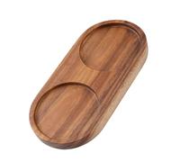 uikios Wooden Grinding Salt and Pepper Mill Tray for Coffee Simple to Maintain Kitchen Accessory Seasoning Mill Accessory