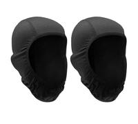 UILYNIU 2 Pieces Black Balaclava Breathable Full Face Ski Mask Thermal Under Helmet Protection Mask Ski Cycle Motorcycle Bike for Skiing Moto Cycling Wind Resistant Breathablestant (Nylon, Black)
