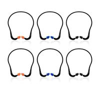UILYNIU 6 Pcs Caps Banded Earplugs, Headwear for Sleep, Work, Construction and Automotive - Reusable, Soundproof, Noise Reduction (Multicolor)