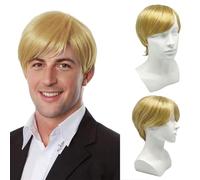 UILYNIU Blonde Fluffy Wig - Cosplay & Fancy Dress Wig - 60s 70s 80s Disco Style - Daily Use