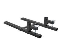 Uimoso Clamp On Pallet Forks 2000lbs Tractor Forks 43" Adjustable Bucket Forks