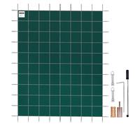 Uimoso Inground Pool Safety Cover Winter Pool Cover 20 x 42 ft with Anchor Tools