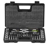 Uimoso Tap and Die Set 40Pcs Metric Size M3 to M12 Bearing Steel Threading Tool
