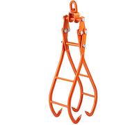 VEVOR Timber Claw Hook 28 inch 4 Claw Log Grapple for Logging Tongs 2205 lbs