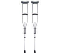 VEVOR Axillary Crutches 2PCS Underarm Walking Crutches Adjustable Height 13 Levels Aluminum Soft Pad for Adults Teens Surgery Disability Leg Injury