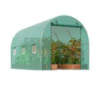 Uimoso Walk in Polytunnel Greenhouse Outdoor Grow House Planter Tent 3 x 2 x 2 m