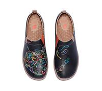 UIN Women Casual Fashion Shoes with PU Upper and EVA Outsole Hiking Shoes Painted Slip On Shoes Low-Tops The Magic Pot Toledo I UK Size 5.5, EU Size (39)