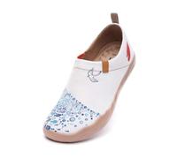 UIN Women's Pacific Time Lightweight Comfortable Slip On Loafer Flat Art Travel Painted Shoes Multicolor 270mm, UK Size 8, EU Size (42.5)