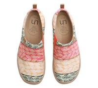 UIN Women's Shoes Bodhi Leaf Ladies Walking Casual Soft Healthy Spring Summer Silp On Art Painted Travel Shoe 265mm, UK Size 7.5, EU Size(42)