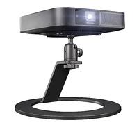UineHiot Desktop Mini Projector Stand, 360° Rotation Angle Adjustable, Table Mobile Projector Bracket for Mic, Camera, Webcam, 1/4in Mounting Screw and Ball Head