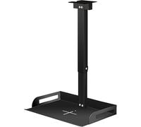 UineHiot Projector Stand, Ceiling Mount with Tray for Camera, Carbon Steel Shelf Wall, Height No Rotation, 33lbs Load Capacity, in-Tube Cable Routing
