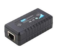 Uinfhyknd 1 Port POE Extender 10/100Mbps with IEEE 802.3Af Standard Input/Output for IP Camera Transmission Distance 120