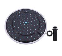 Uinfhyknd 1Pcs 25Cm Plastic Round Shape Rainfall Shower Room Top Shower Roof Head Nozzle Cabin Accessories