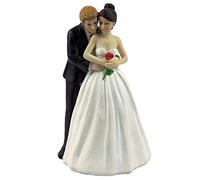 Uinfhyknd Yes to the Wedding Cake Decoration Custom & Groom Couple Figurine Wedding Cake Topper