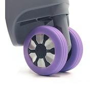 uinhuine 9Pack Luggage Suitcase Wheels Cover Carry on Luggage Wheels Cover for Most 8-Spinner Wheels Luggage Sets, Purple, Wheel Cover 2-3inch, Colorful Luggage Wheel Protector Covers