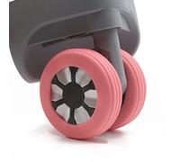 uinhuine 9Pack Luggage Suitcase Wheels Cover Carry on Luggage Wheels Cover for most 8-spinner Wheels Luggage Sets, pink, wheel cover 2-3inch, Colorful Luggage Wheel Protector Covers