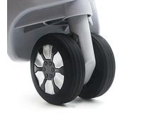 uinhuine 9Pack Luggage Suitcase Wheels Cover Carry on Luggage Wheels Cover for Most 8-Spinner Wheels Luggage Sets, Black, Wheel Cover 2-3inch, Colorful Luggage Wheel Protector Covers