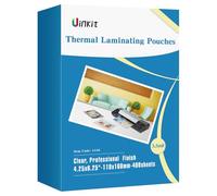 Uinkit 400 Pack Thermal Laminating Pouches 4x6 Inches 3.5Mil Thickness Laminating Sheets for Sealed Photo Business Card,4.25x6.25 Lamination Sheets Paper for Laminator Round Corner