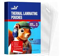 Uinkit Photo Laminating Pouches 5x7 inches 5mil Thickness Extra Protection 120Pack Thermal Laminating Sheets Professional Quality,Glossy Clear Laminator Pouch Rounded Corner
