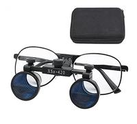 UINMYREO Depth View Surgical Dental Loupes with Ultra-Lightweight Metal Eyeglasses 2.5X/3.5X Binocular Magnifier Surgical Dentist Loupe