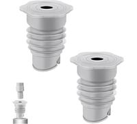 uinnossvc 2Pcs Washing Machine Pipe Seal, 35-40mm Washer Hose Seal Ring, Silicone Drain Cover for Laundry Room, Bathroom, Bathtub