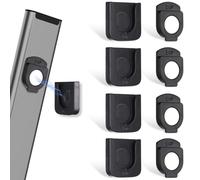 uinnossvc 4pcs Improved Strong Magnetic Remote Control Holder, Wall Mounted Remote Control Holder, Remote Control Storage Remote Control Organizer for School Homes (Black)