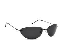 UINOFER Men's Matrix Agent Polarised Sunglasses, Unisex Vintage Black Sunglasses With Smoke Lenses