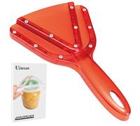 Uinxan Jar Opener for Weak Hand & Seniors with Arthritis,Easy Twist Off Bottle Caps,Patent | Unique Kitchen Gadgets, Christmas Gifts for Elderly/Women/Men (Red)