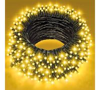 UIONVO Christmas Outdoor Fairy Trees Lights - 25M 250LED Plug in String Light Mains Powered, 8 Modes with Remote Indoor Garden Party Wedding Outside Xmas Decoration