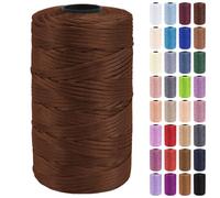 Uiopa Macrame Cord 3mm x 200m Polypropylene Flat Macrame String Crochet Yarn for Handbags, Shopping Bags, Sun Hats, Shoes, Carpets, DIY Crafts, Decorative Projects