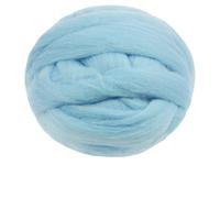Uiopa Needle Felting Wool, 100g Felting Wool Soft Wool Roving Yarn, Aqua Blue Wool Roving for Needle Felting, Wet Felting, Felting Projects, DIY Crafts