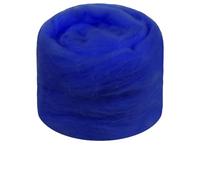 Uiopa Needle Felting Wool, 50g Felting Wool Soft Wool Roving Yarn, Royal Blue Wool Roving for Needle Felting, Wet Felting, Felting Projects, DIY Crafts