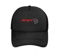 UIOPPIOS SRT Hellcat Demon Dodge Challenger Car Racing Mesh Baseball Caps Snapback Baseball Hats Casquette Outdoor for Men's and Women's