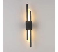 UIOPPOI LED Wall Sconce 8W Creative Up and Down Lighting Modern Indoor Acrylic Wall Lamp Night Light for Bedroom Living Room Hallway Stairs, 3000K Warm White Light (Color : Dark L)