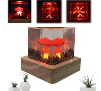 UioQrintan Mushroom Cloud Nuclear Explosion Lamp Atomic Bomb Scene Epoxy Resin Night Light USB Bedside Lamp for Bedroom Living Room Decor