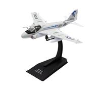 UIPOANSWS Flying airplane model 1/100 A-6E Intruder US NAVY VA-52 1980 Fighter Diecast Alloy Simulation Aircraft Model For Collection Gift aviation aircraft model