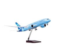 UIPOANSWS Flying airplane model 1/130 Scale Airplane B787 Dreamliner Aircraft ETIHAD Airlines Model W Light Wheels Landing Gears Plane Toy aviation aircraft model