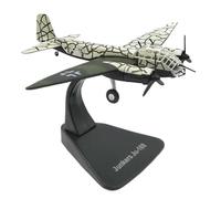 UIPOANSWS Flying airplane model 1/144 Scale JUNKERS JU188 Army Bomber Diecast Metal Military Plane Aircraft Airplane Model Toy Display Collections aviation aircraft model