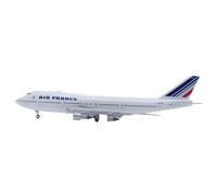 UIPOANSWS Flying airplane model 1/400 Scale Diecast Metal Alloy Airplane Model Toy B747-100 Aircraft PH11909 F-BPVB Air France For Collection aviation aircraft model