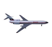 UIPOANSWS Flying airplane model 1/400 Scale Tupolev Tu-154 LZ-BTN Balkan Bulgarian Airlines Diecast Alloy Aircraft Airplane Plane Model aviation aircraft model