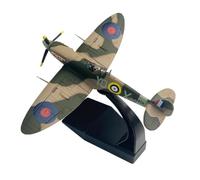 UIPOANSWS Flying airplane model 1:72 1/72 Scale For WWII British Spitfire Fighter Plane Diecast Metal Airplane Aircraft Ornament Model Toy Gift aviation aircraft model