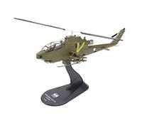 UIPOANSWS Flying airplane model 1/72 Scale AH-1S BELL 214ST Cobra Attack Air Force Helicopter Replica Model Aircraft Airplane Toy For Collection aviation aircraft model