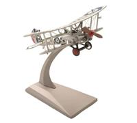 UIPOANSWS Flying airplane model 1/72 scale Double wings classic bulldog fokker Dr 1 SE 5a fighter aircraft airplane models toys for collections aviation aircraft model(A1)
