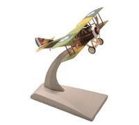 UIPOANSWS Flying airplane model 1/72 scale Double wings classic bulldog fokker Dr 1 SE 5a fighter aircraft airplane models toys for collections aviation aircraft model(C3)
