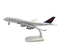 UIPOANSWS Flying airplane model B747 Delta Airplane Model 747 1:400 For Airlines Metal Aircraft Replica Alloy Material Aviation Mold Gift aviation aircraft model