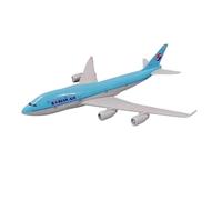 UIPOANSWS Flying airplane model B747 Korea Alloy Metal Airplane Model 1/400 Scale With Stand Airplane Collection Display Toys aviation aircraft model