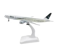 UIPOANSWS Flying airplane model B777 Pakistan Airlines Model Boeing 777 Airlines Metal Aircraft Replica Alloy Material 1:400 Aviation Mold aviation aircraft model