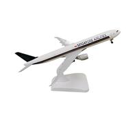 UIPOANSWS Flying airplane model B777 Singapore Airlines Model Boeing 777 Airlines Metal Aircraft Replica Alloy Material 1:400 Aviation Mold aviation aircraft model