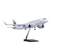 UIPOANSWS Flying airplane model China Eastern Airlines A320 1/80 Scale 47 Cm With Wheels For Die-cast Aircraft Model Collectible Display aviation aircraft model